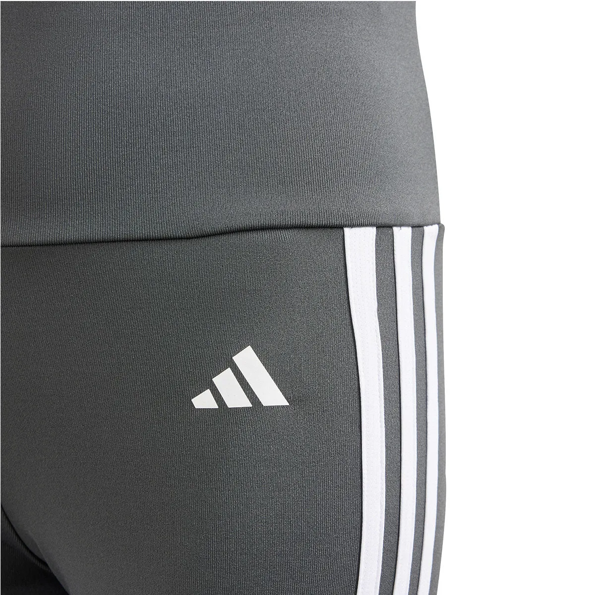 adidas Training Essentials 3 Stripes Tights - Girls - Grey/White