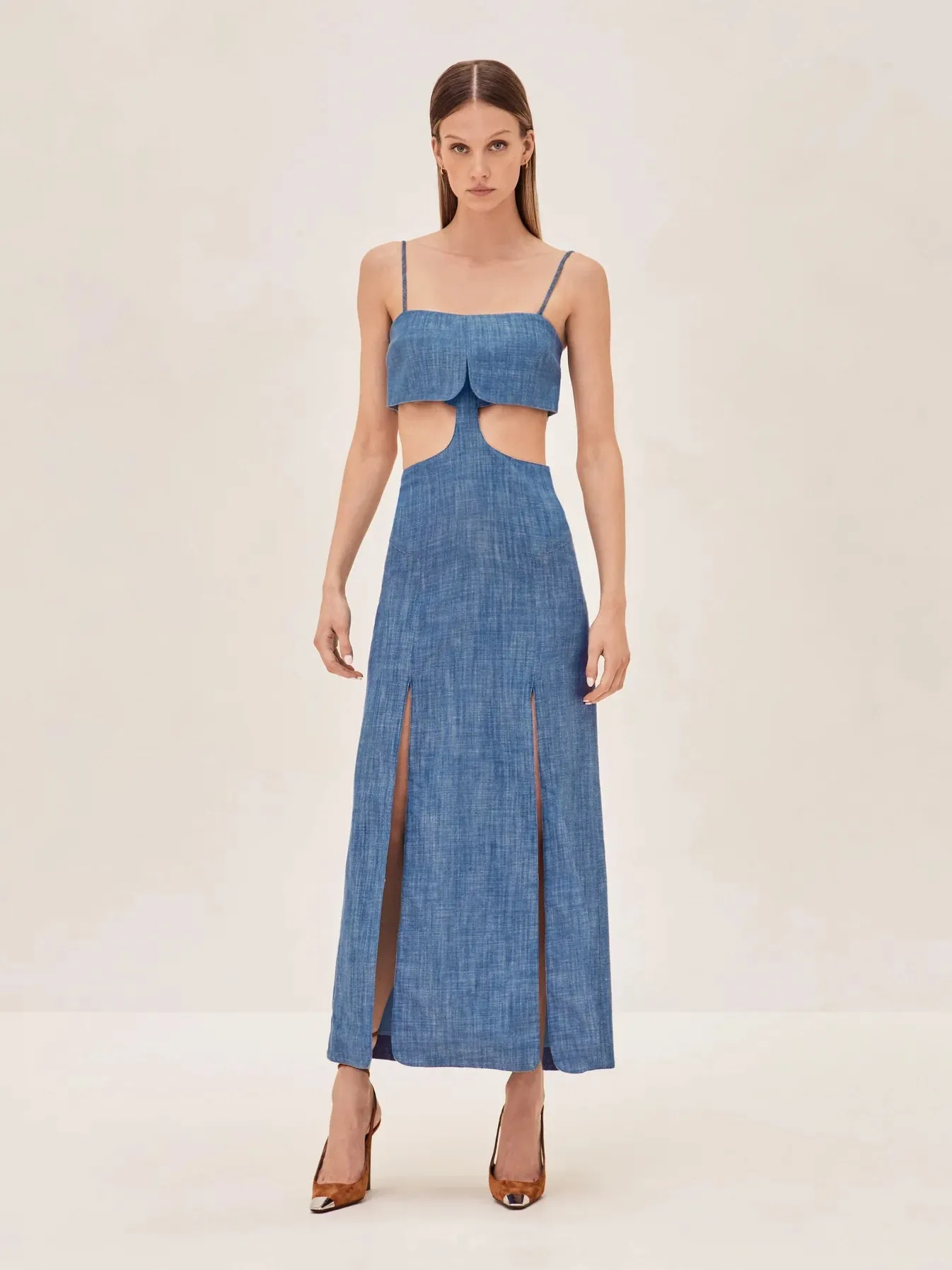 Alexis - Sondra Dress - Chambray