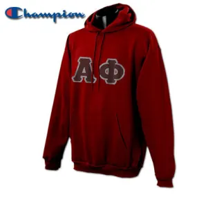 Alpha Phi Champion Powerblend Hoodie - S700 - TWILL