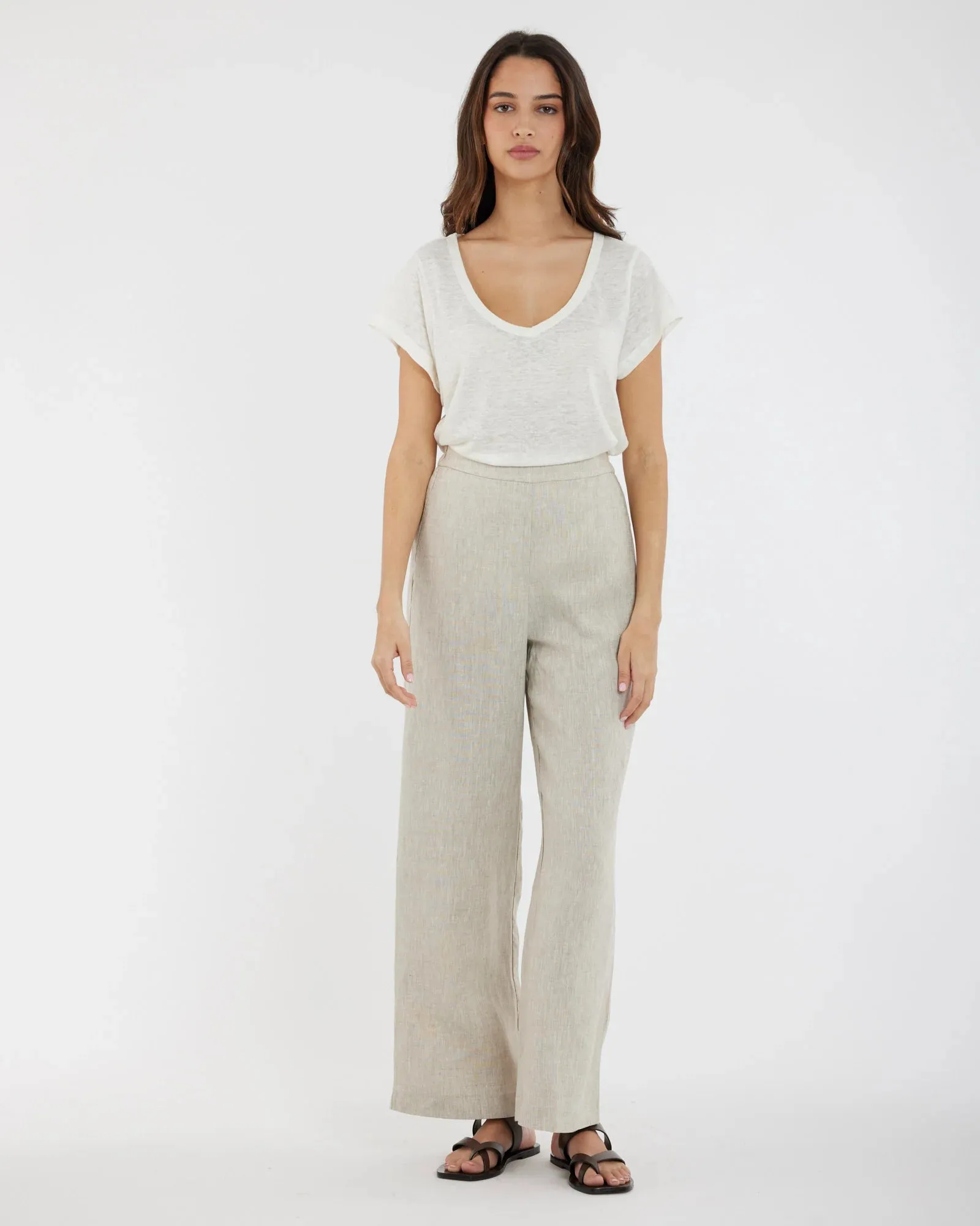 Amelius - Mabel Linen Pant Natural