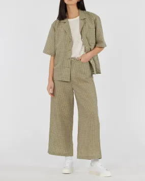 Amelius - Virtuous Check Cropped Pant Olive