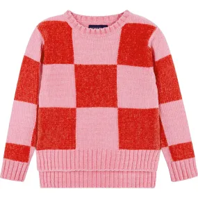 Andy & Evan Chenille Checker Sweater