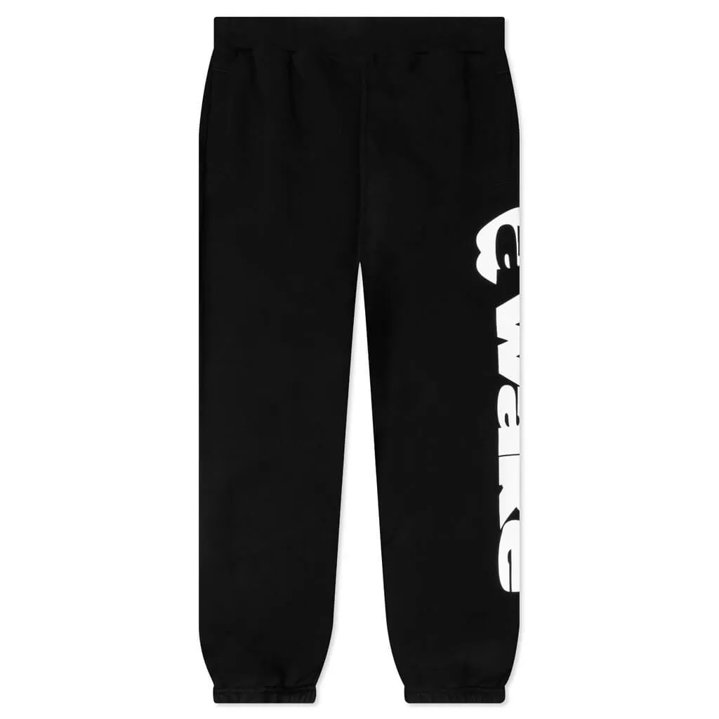 Apple Logo Sweatpant - Washed Black