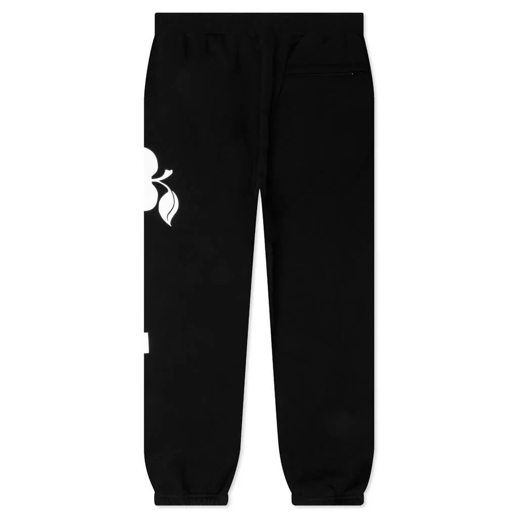 Apple Logo Sweatpant - Washed Black