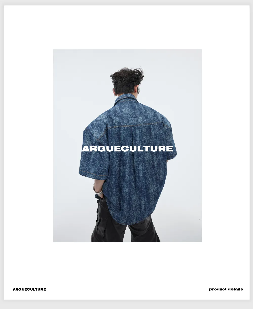 Argue Culture  |Unisex Street Style Plain Short Sleeves Oversized Logo