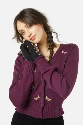 Bee Fingerless Gloves