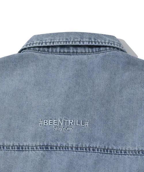 BEEN TRILL  |Unisex Street Style Plain Short Sleeves Logo Shirts