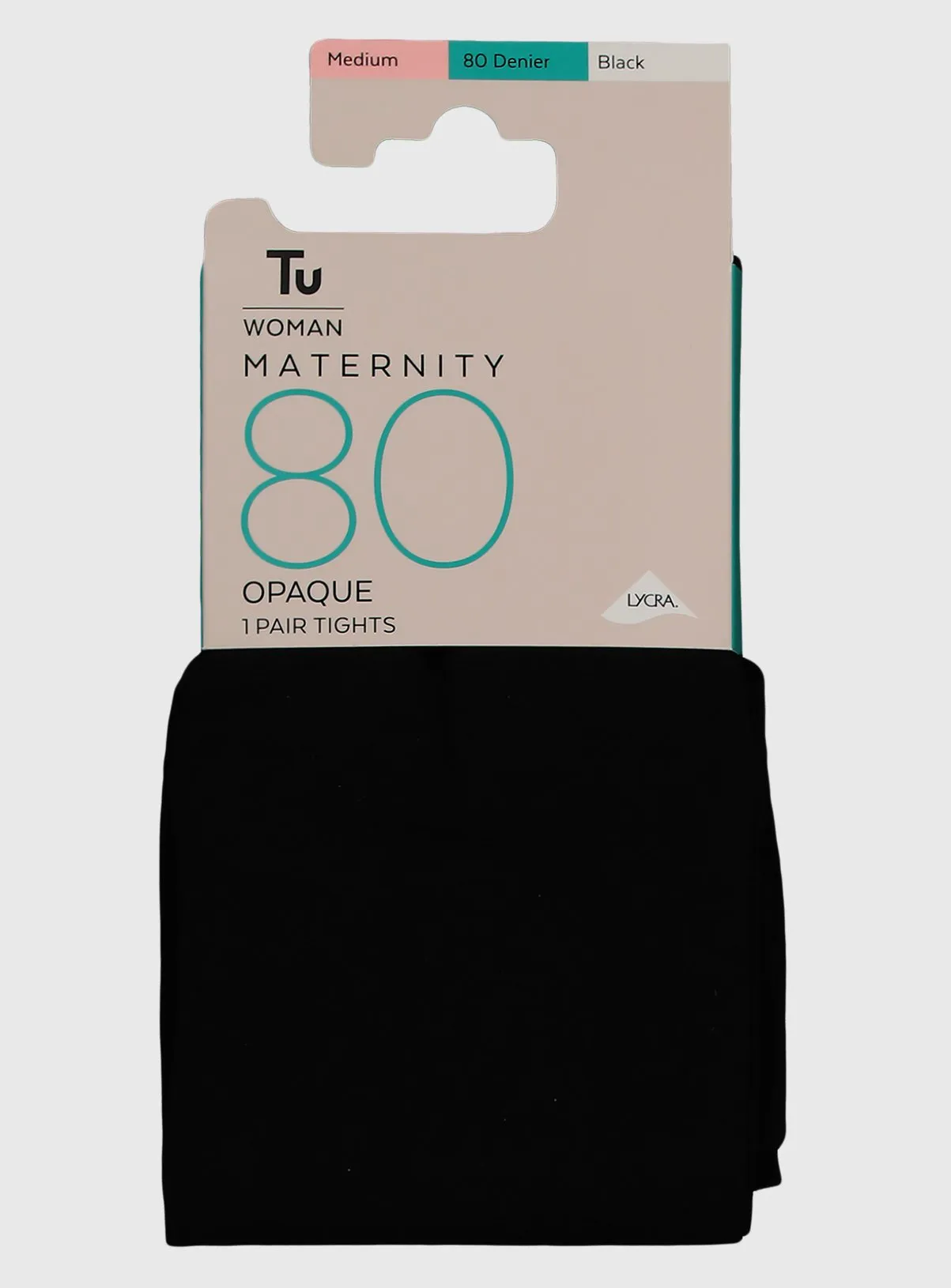 Buy MATERNITY Black Opaque 80 Denier Tights L | Tights | Tu