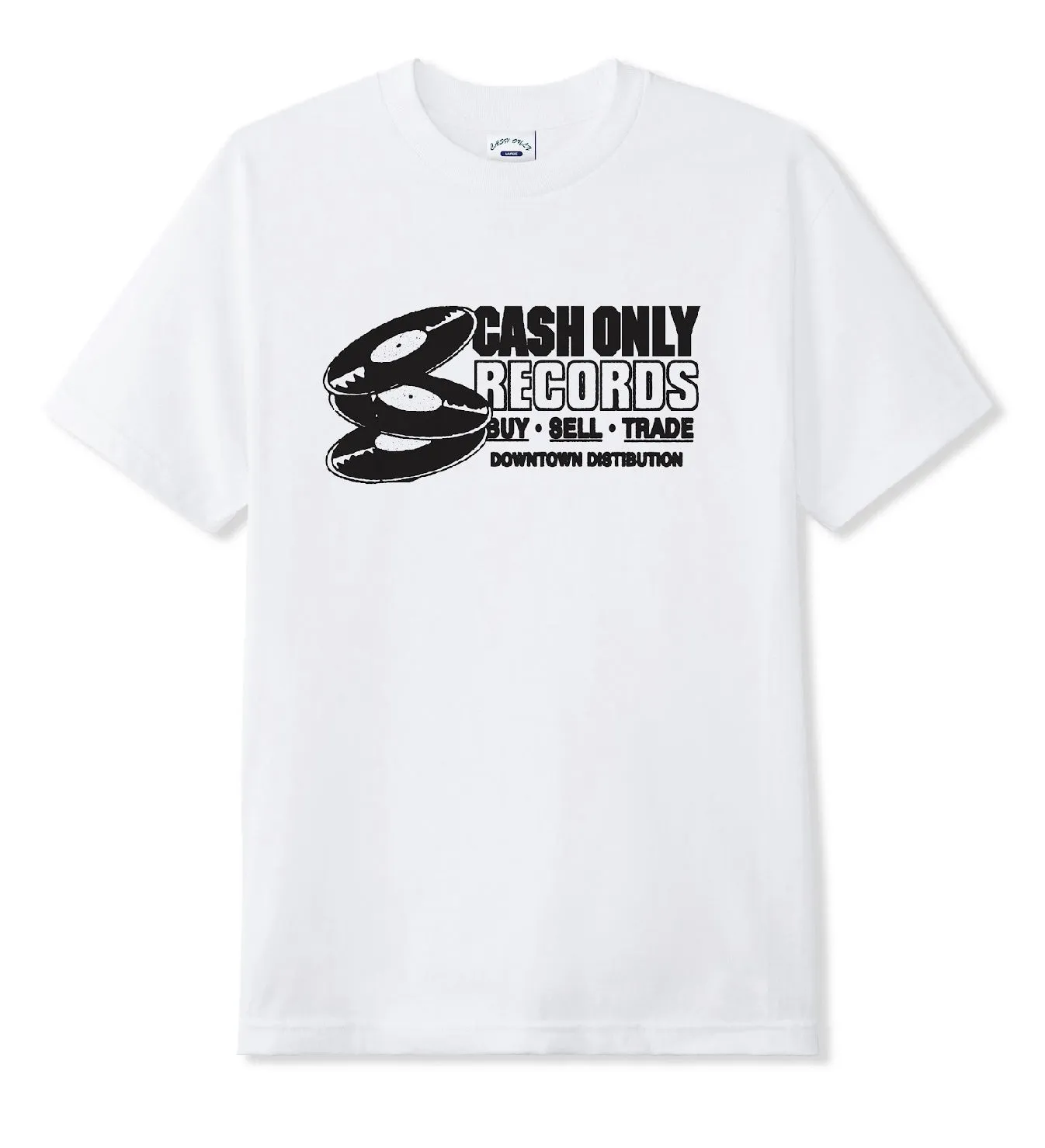 Cash Only Promotional Use Tee / White