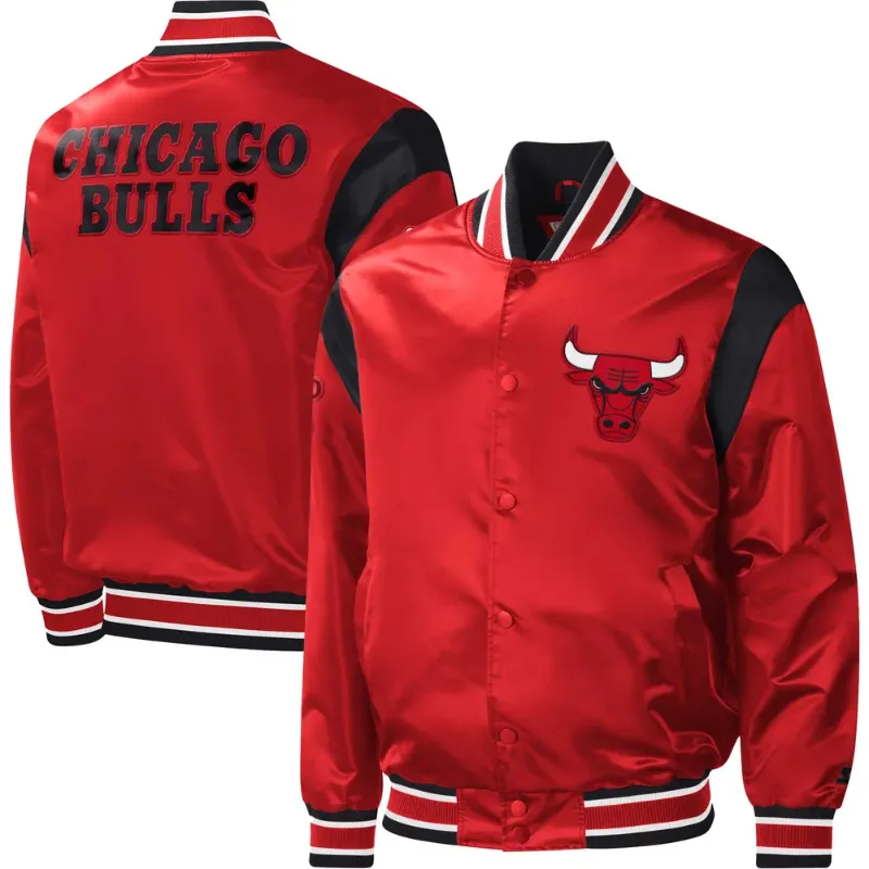 Chicago Bulls Satin Starter Jacket - William Jacket