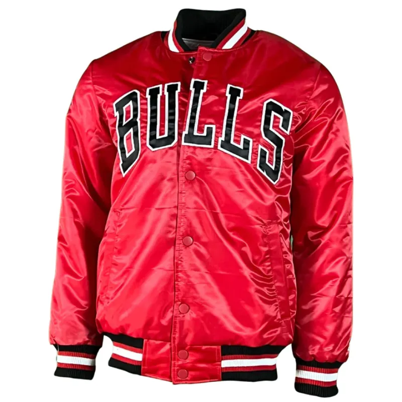 Chicago Bulls Satin Starter Jacket - William Jacket