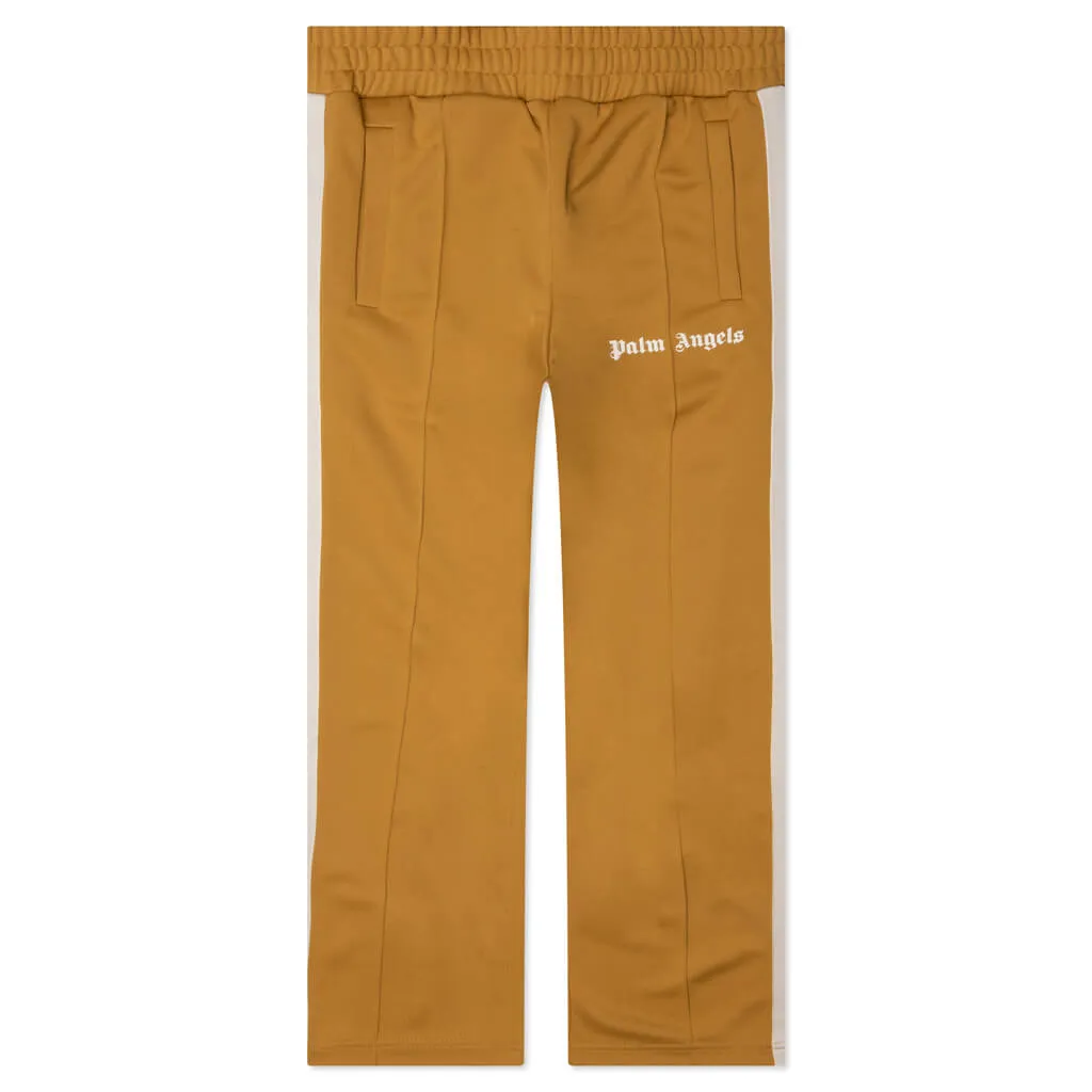 Classic Track Pants - Camel/White