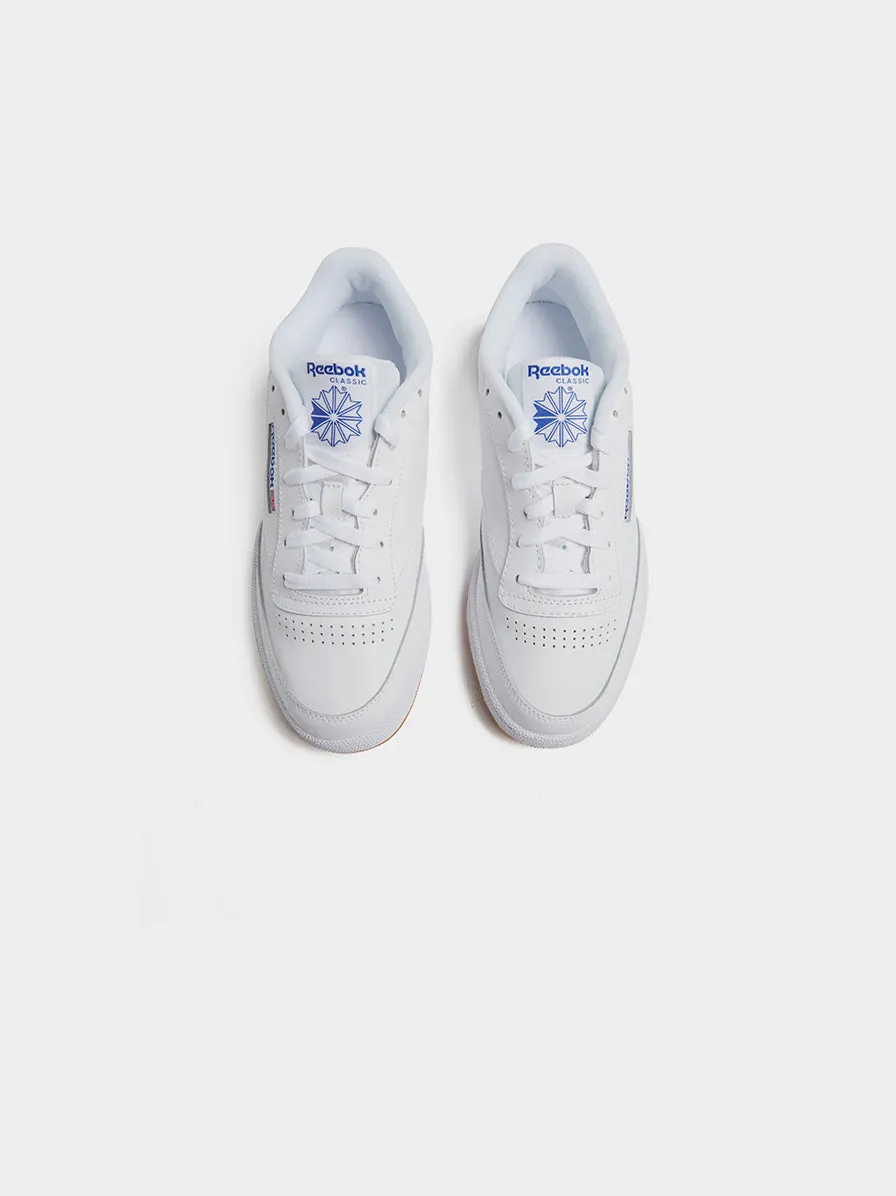 Club C 85, White / Royal Gum