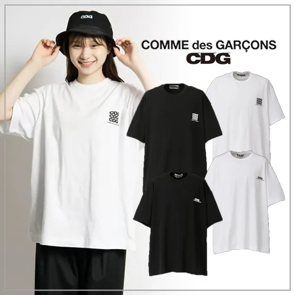 COMME des GARCONS  |Crew Neck Unisex Plain Short Sleeves Logo Designers