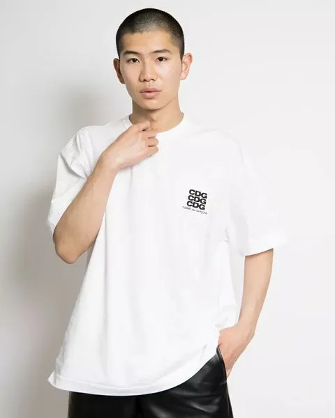 COMME des GARCONS  |Crew Neck Unisex Plain Short Sleeves Logo Designers