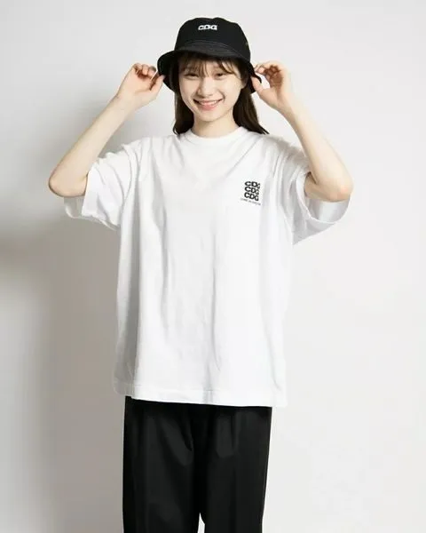 COMME des GARCONS  |Crew Neck Unisex Plain Short Sleeves Logo Designers