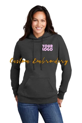 Custom Embroidered Ladies Hoodie Sweater - Includes 4in x 4in Embroidery - Personalized Ladies Hoodie