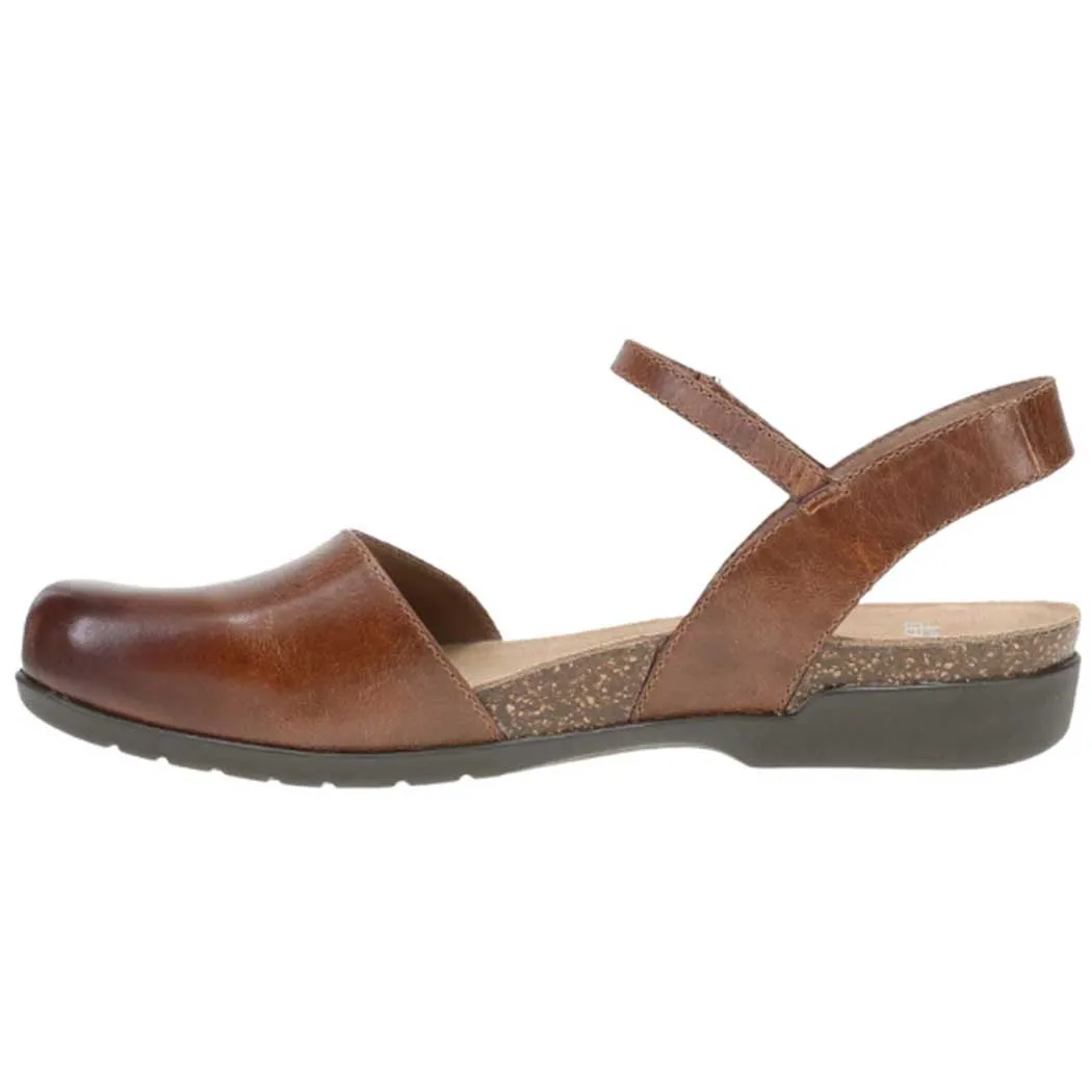 Dansko Rowan Closed Toed Sandal Tan (Women's)