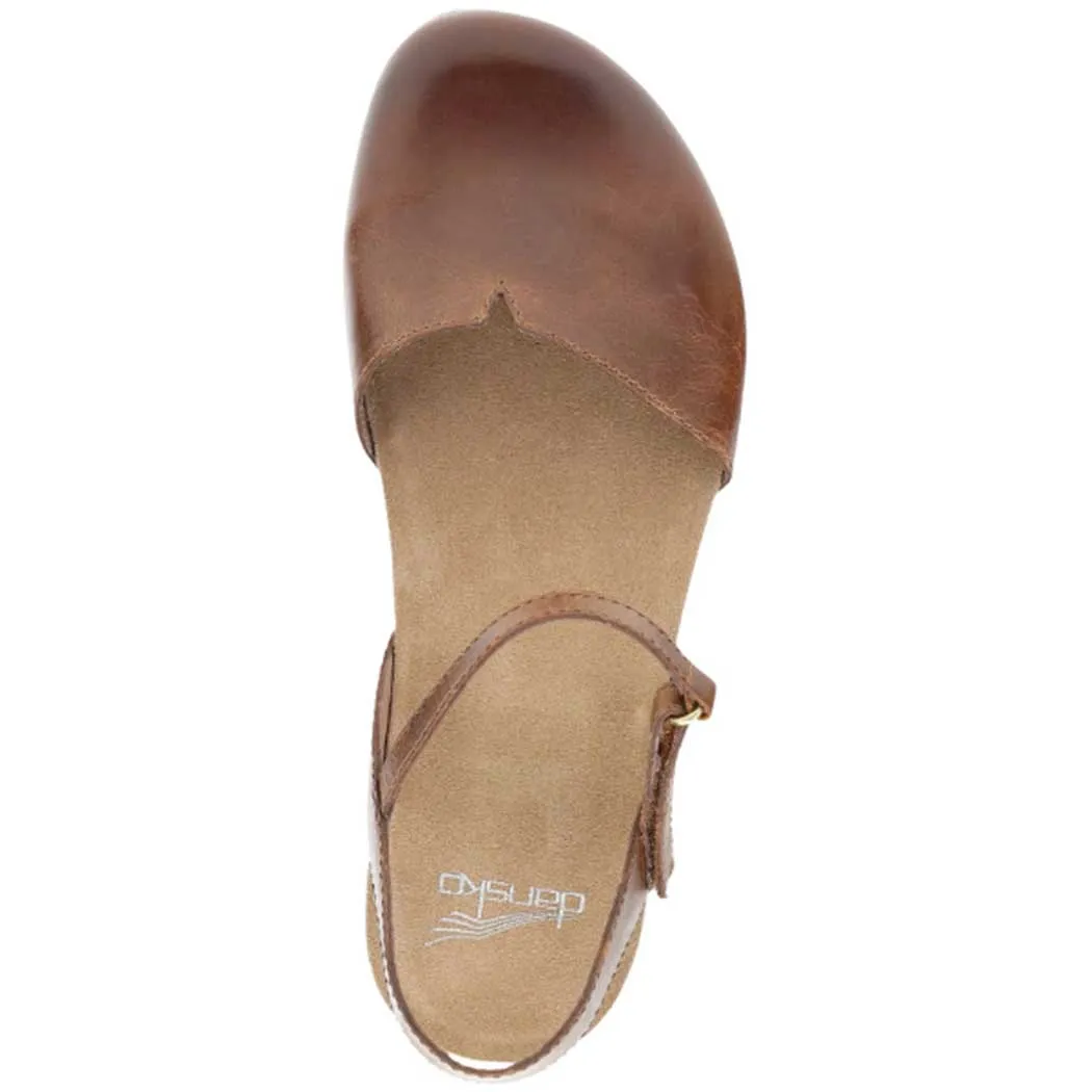 Dansko Rowan Closed Toed Sandal Tan (Women's)