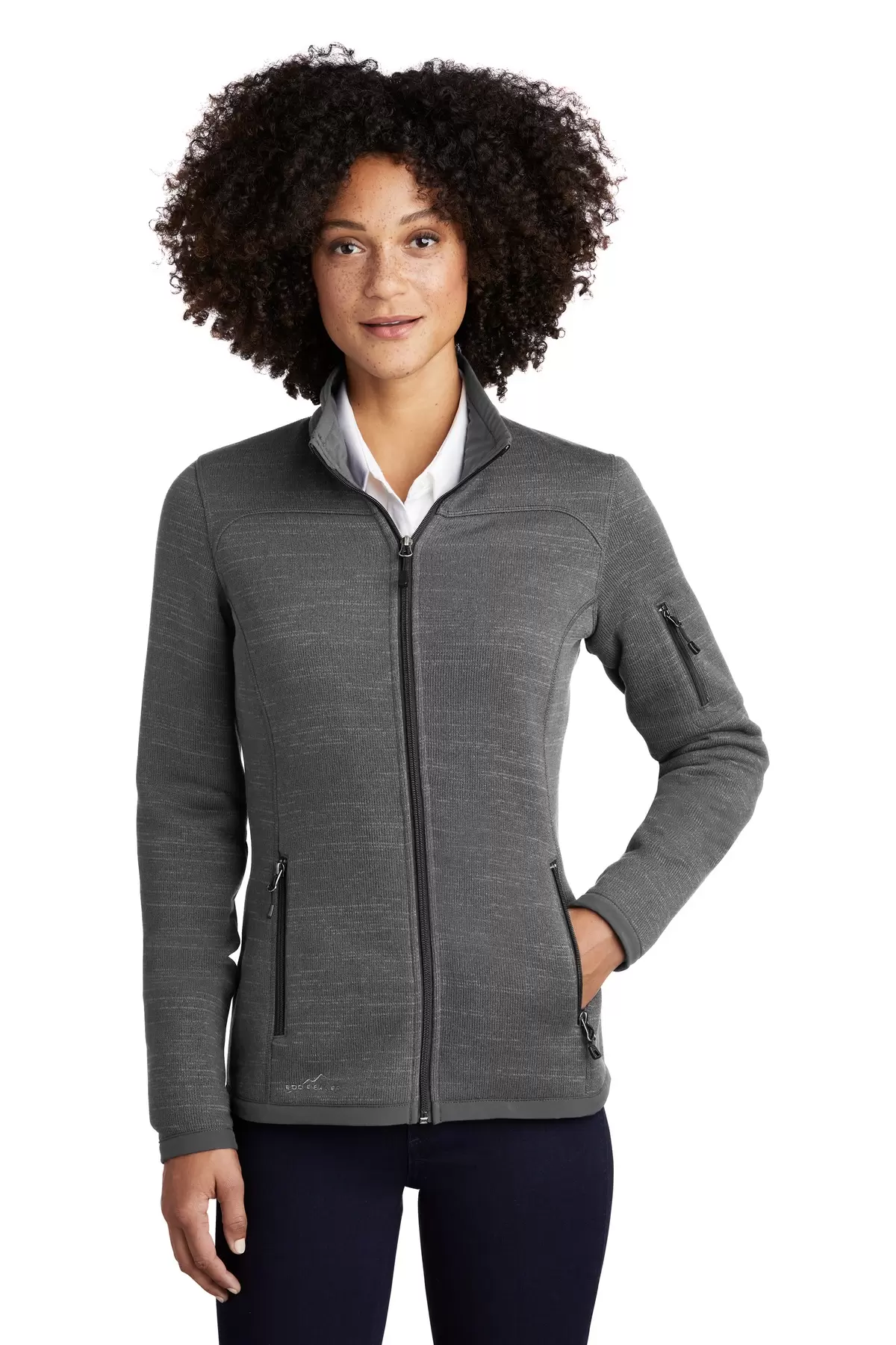 Eddie Bauer EB251     Ladies Sweater Fleece Full-Zip SKU: EB251