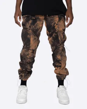 EPTM TIE DYE HYPER TRACK PANTS-BROWN