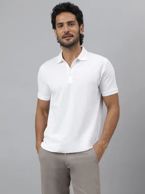 Essential 100% Cotton White Polo - Golfer