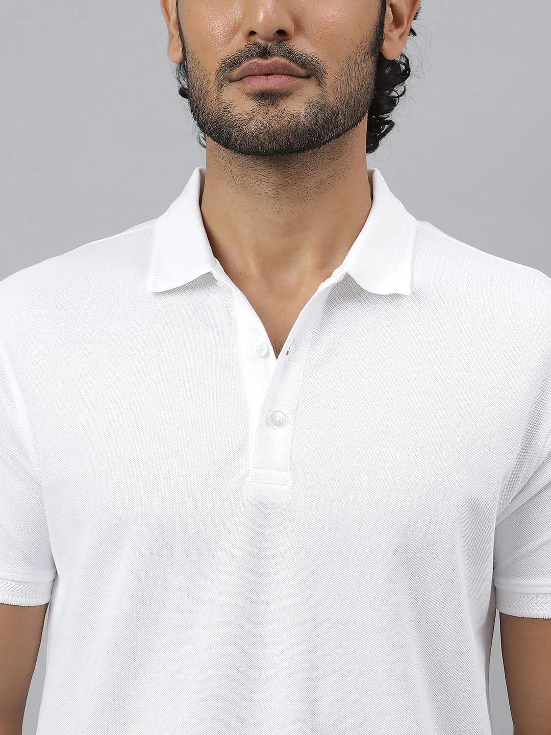 Essential 100% Cotton White Polo - Golfer