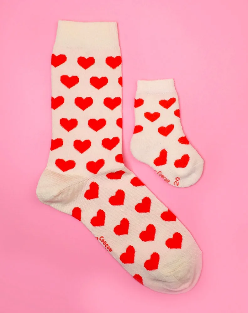 HEART BABY SOCKS