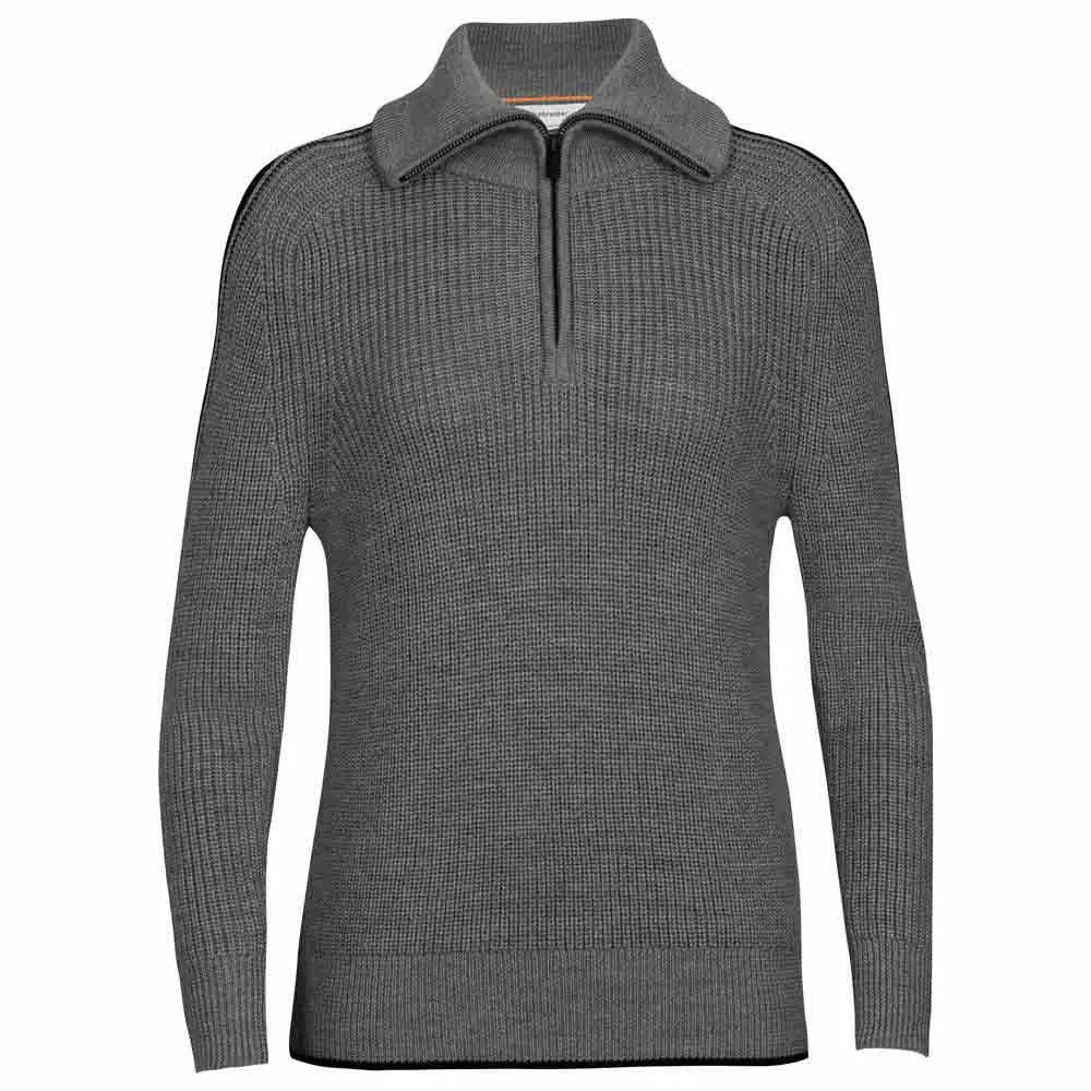 Icebreaker Lodge Womens Half Zip Sweater