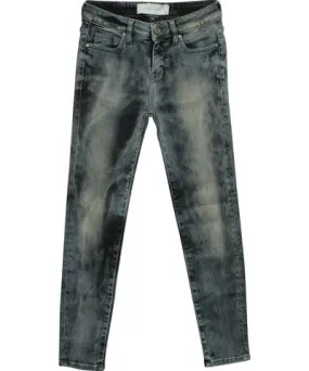 IRO Acid-Washed Jeans in Blue Cotton