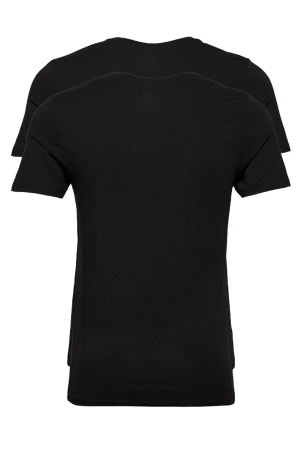 JBS 2-Pack Bamboo T-shirt V-Neck Black