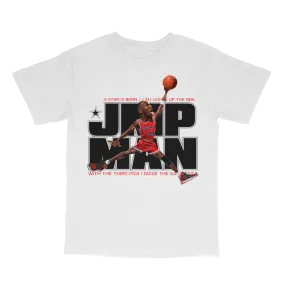 JMP Man Jordan White Tee