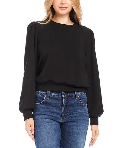 Karen Kane Puff Sleeve Sweatshirt