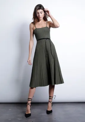 Karina Grimaldi - Fern Knit Dress - Army