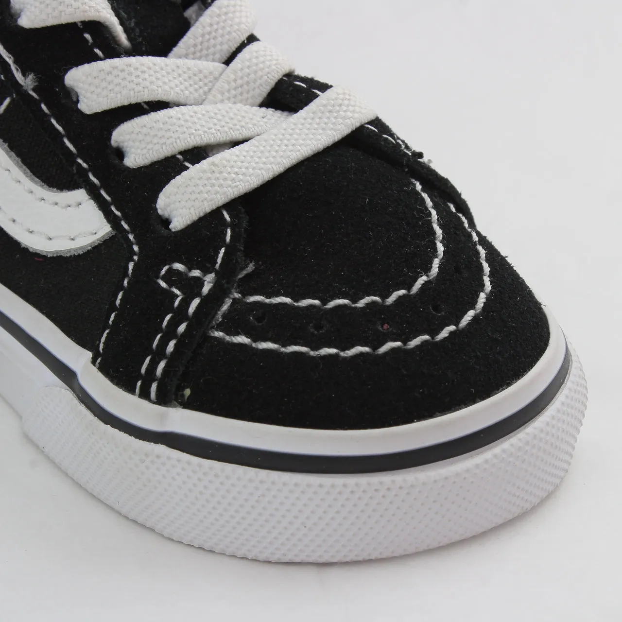 Kids Vans Sk8 Hi Zip Toddler Black White