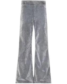 Le Baggy Palazzo Pant in Flocked Grey