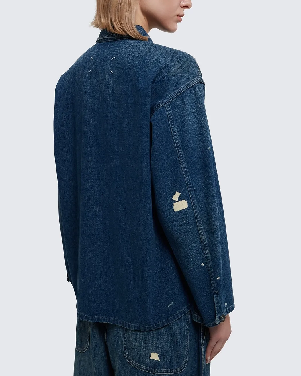 Maison Margiela  |Casual Style Unisex Denim Long Sleeves Cotton Logo