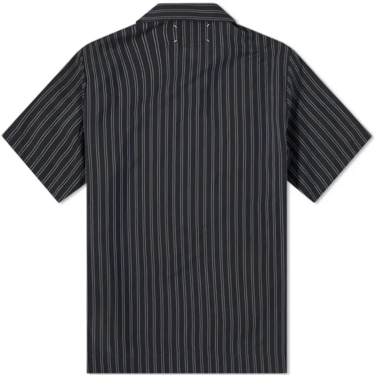 Maison Margiela  |Stripes Street Style Cotton Short Sleeves Logo Designers