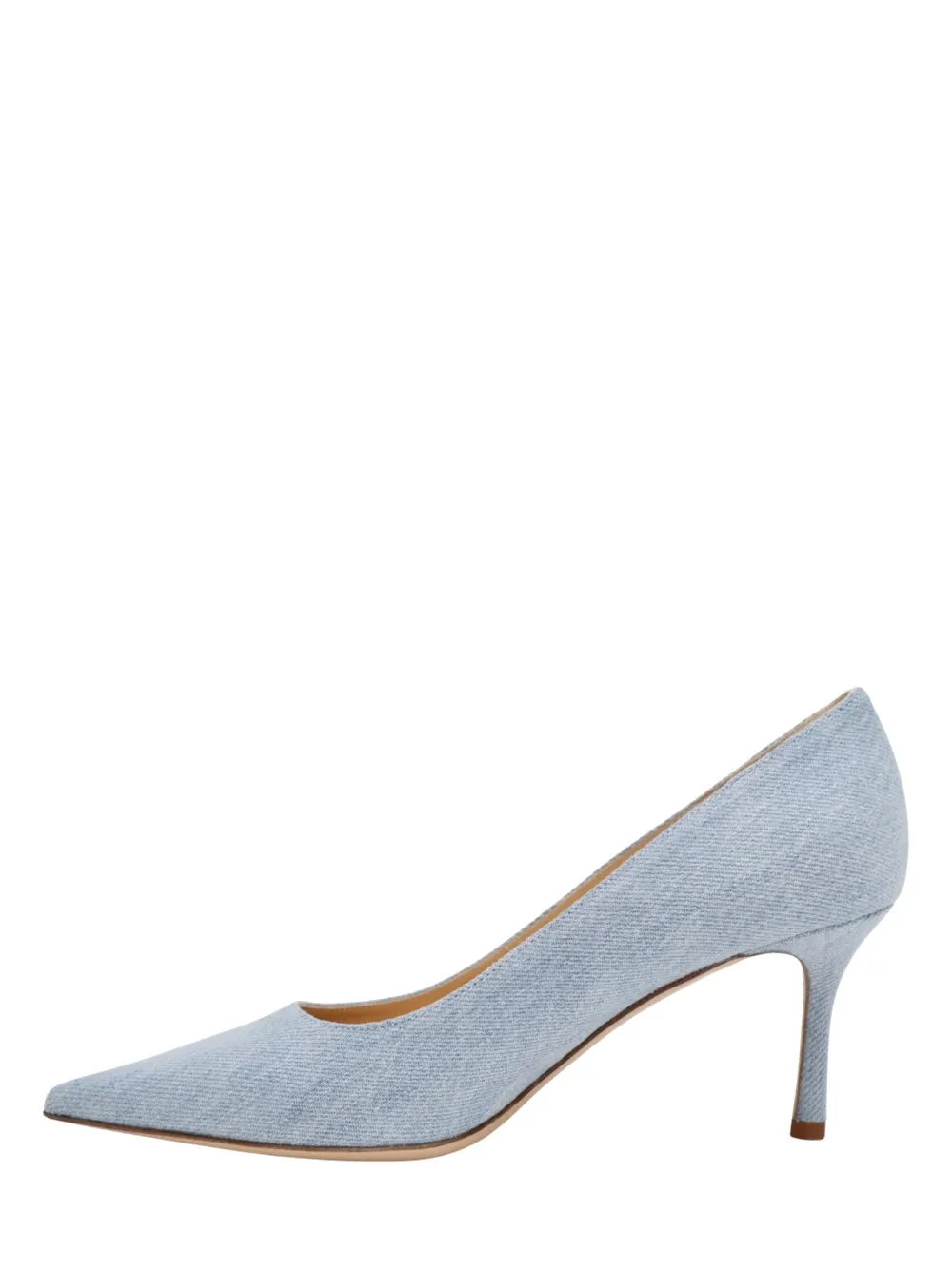 Marion Parke Classic Pump 70 in Light Denim