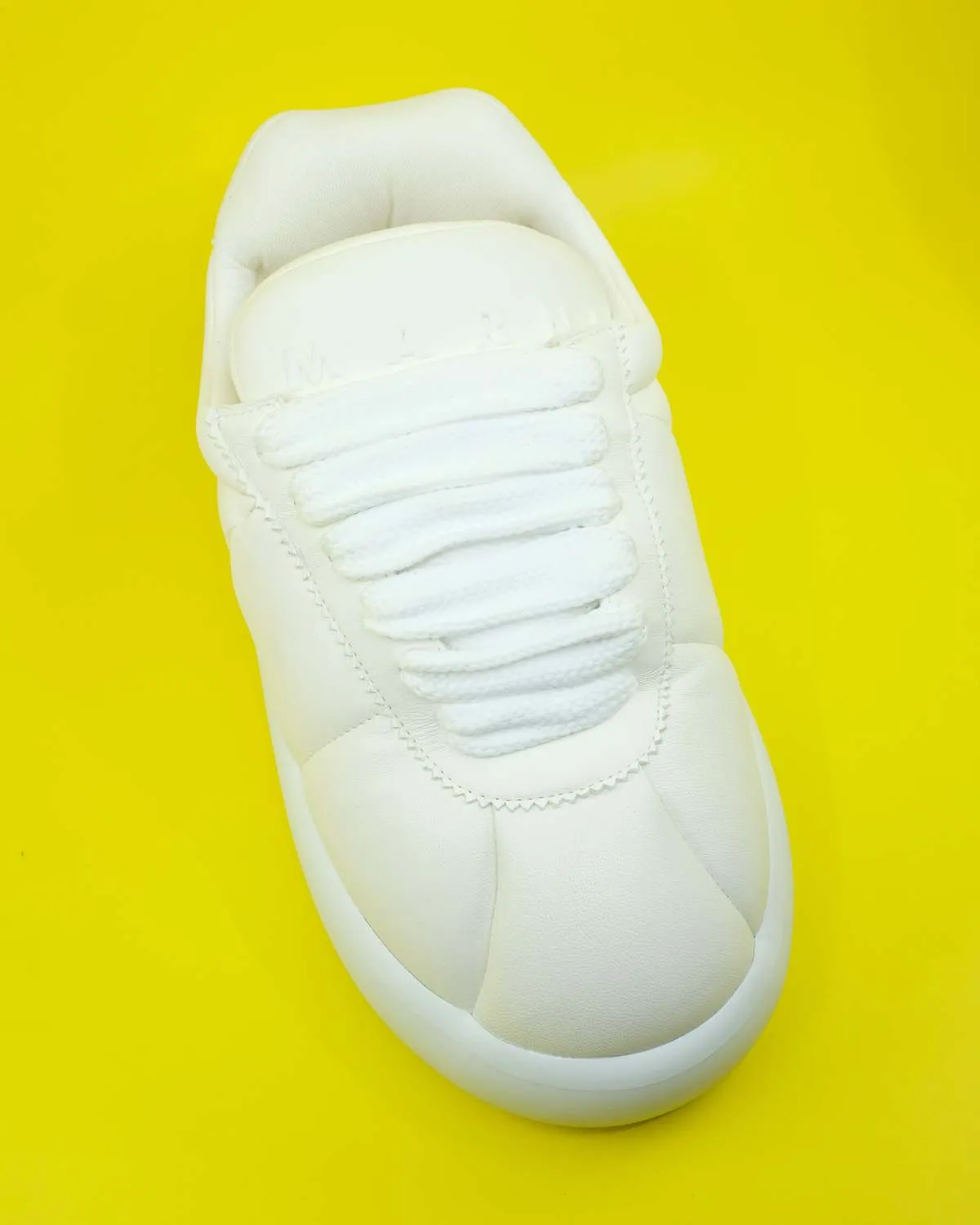 Marni Leather Big Foot 2.0 Padded Sneaker - White