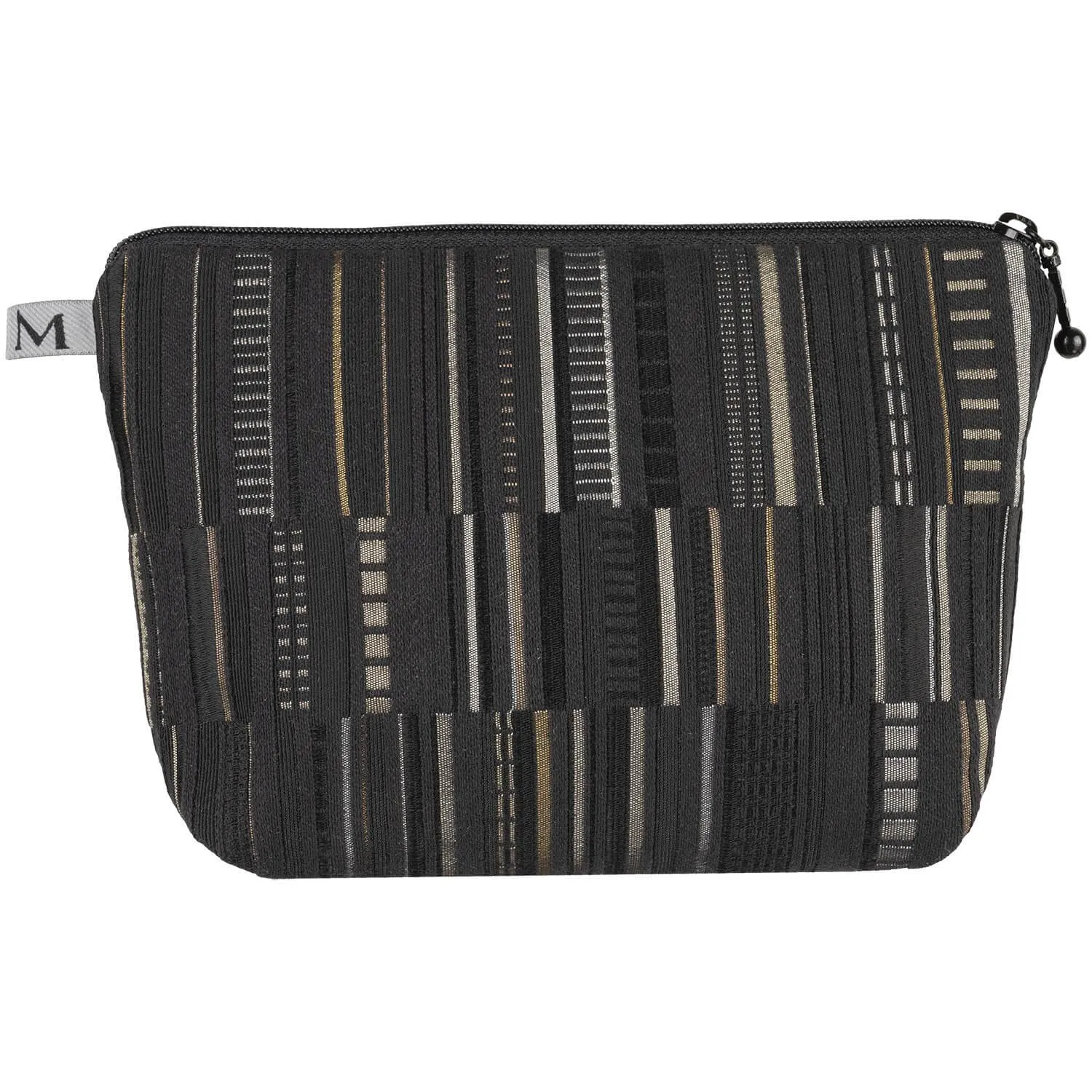 Maruca Cosmetic Bag in Bark Cloth Black