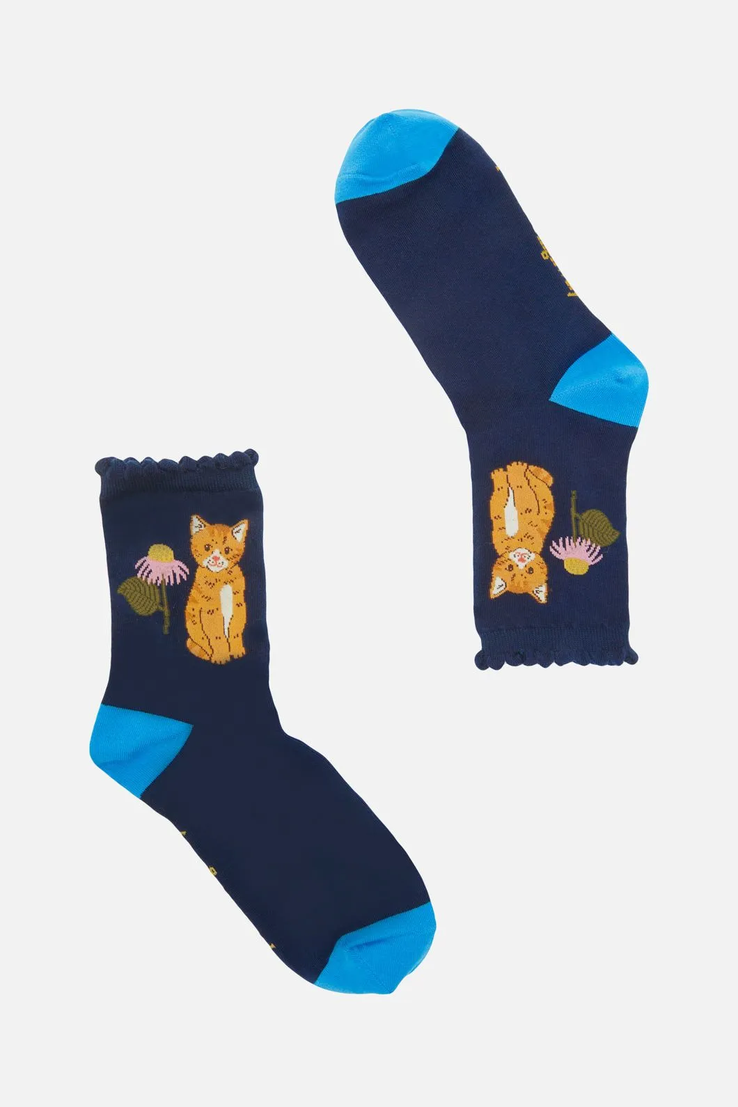 Meadow Cat Socks