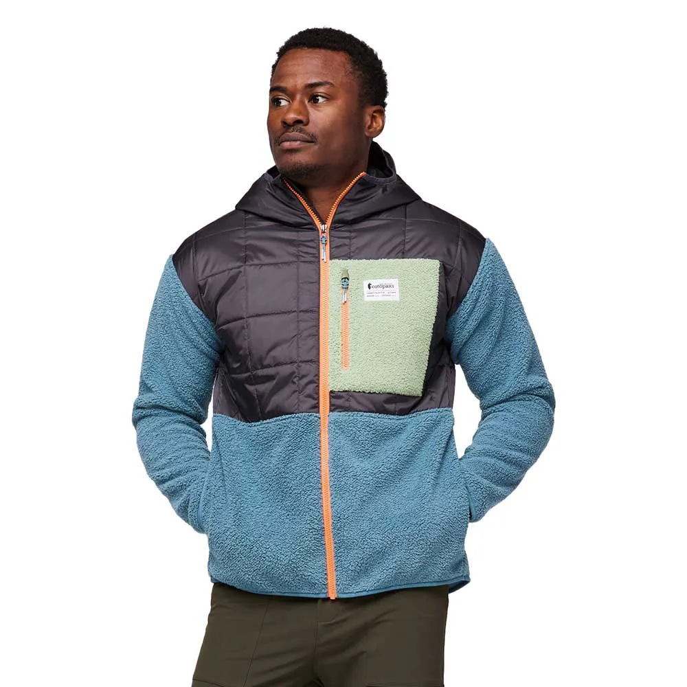 Men's Trico Hybrid Hooded Jacket - Graphite/Blue Spruce