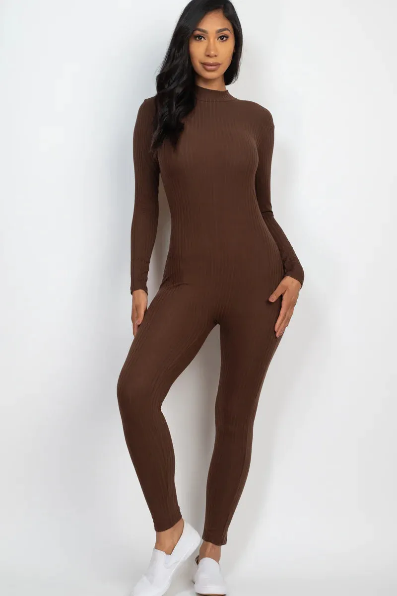 Mock Neck Cellulite Deleter Jumpsuit (7 Colors) SMALL-3X