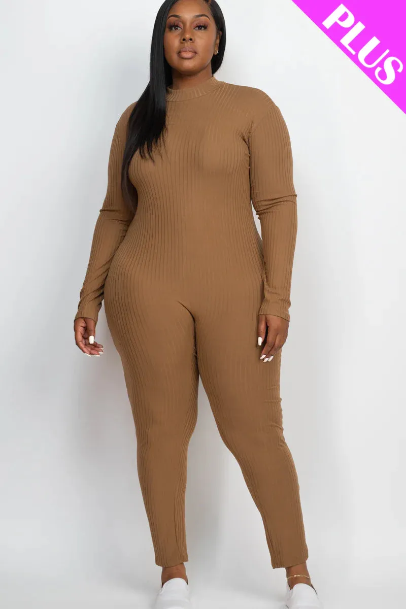 Mock Neck Cellulite Deleter Jumpsuit (7 Colors) SMALL-3X