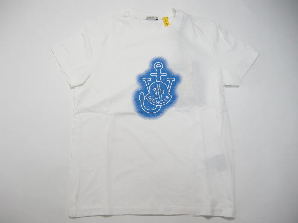 MONCLER  |Size S-XL ◆MONCLER GENIUS JW ANDERSON T-Shirts TEE White Men