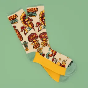 Mushroom Friends Socks