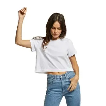 Perfect White Tee - Cher Cotton Tee - (black or white)