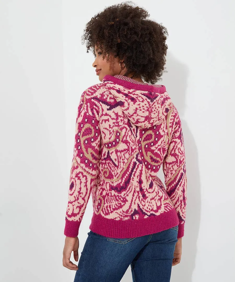 Perfectly Paisley Hooded Jumper