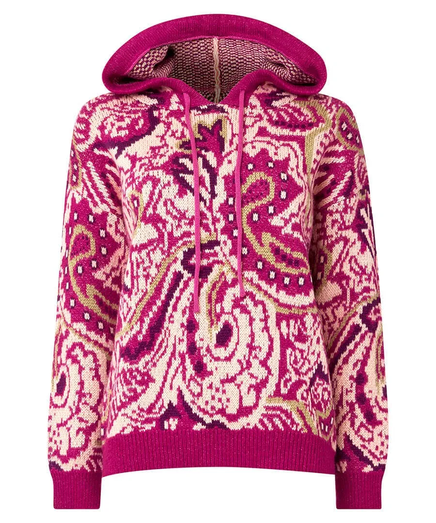 Perfectly Paisley Hooded Jumper